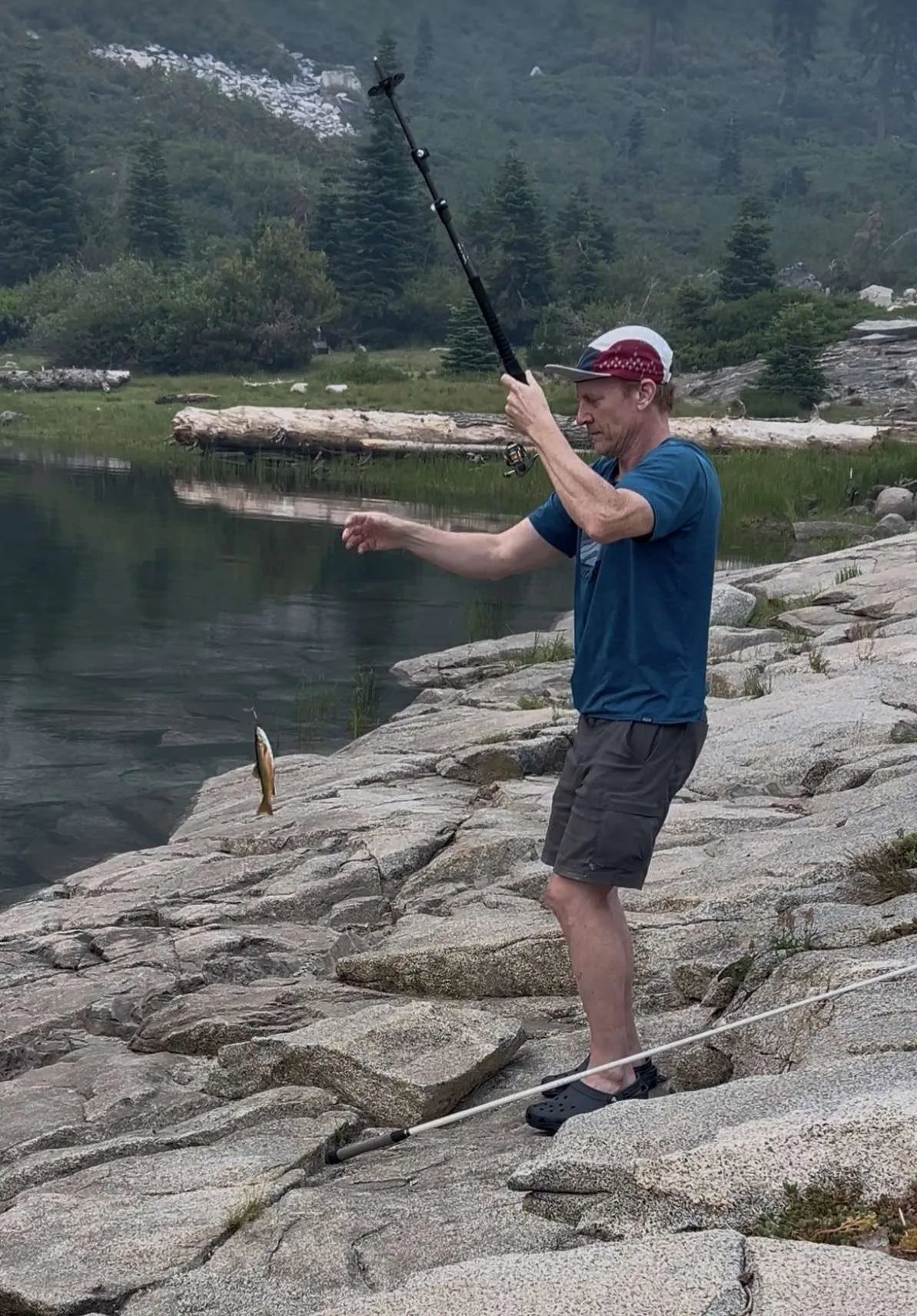 Hike N’ Hook Trek Poles (Reel Included)
